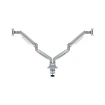 Kensington SmartFit One-Touch Βάση Γραφείου για 2 Οθόνες έως 32" με Βραχίονα Ασημί K55471EU