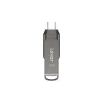 Lexar Jumpdrive 256GB USB 2.0 Stick με σύνδεση USB-C & USB-A Γκρι LJDD400256G-BNQNG