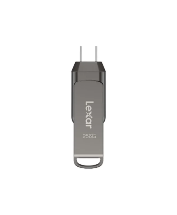 Lexar Jumpdrive 256GB USB 2.0 Stick με σύνδεση USB-C & USB-A Γκρι LJDD400256G-BNQNG