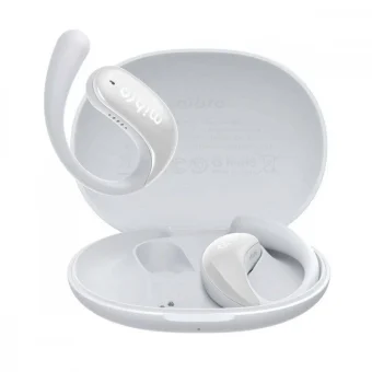 Mibro Open Ear Bluetooth Handsfree Ακουστικά με Αντοχή στον Ιδρώτα και Θήκη Φόρτισης Λευκά MIBAC_OE/WE