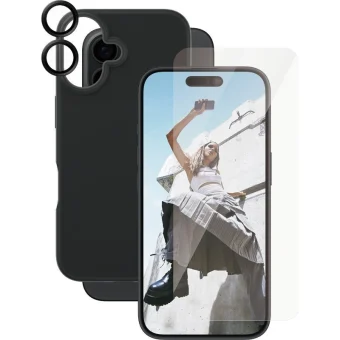 PanzerGlass Tempered Glass (iPhone 16) B1393+95875+95890