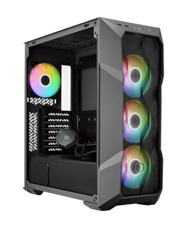 CoolerMaster TD500 MAX Gaming Midi Tower Κουτί Υπολογιστή με Πλαϊνό Παράθυρο και RGB Φωτισμό Gun Metal TD500V2-MGNN85-SL0