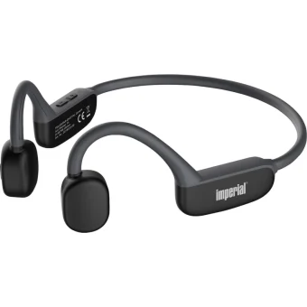 TELESTAR Imperial bluTC active 1 Bone Conduction Bluetooth Handsfree Ακουστικά με Αντοχή στον Ιδρώτα Μαύρα 100317200