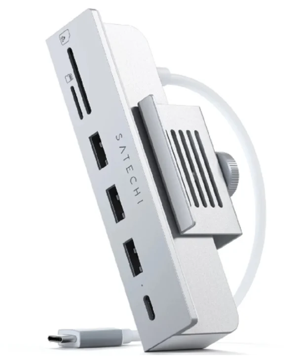 Satechi Hub 4 Θυρών USB 2.0 με σύνδεση USB-C Γκρι ST-UCICHS