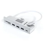 Satechi Hub 4 Θυρών USB 2.0 με σύνδεση USB-C Γκρι ST-UCICHS - Image 3