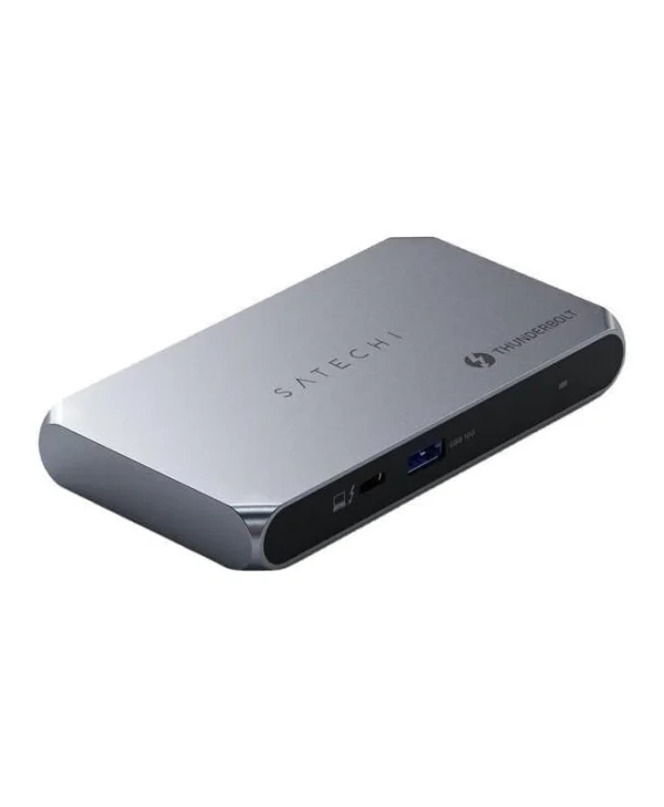 Satechi Slim Hub Pro Thunderbolt 4 Docking Station με 4K PD Ethernet Γκρι ST-HT4SHM-EU