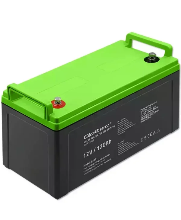 Qoltec Μπαταρία UPS με Χωρητικότητα 120Ah και Τάση 12V 53081 1τμχ