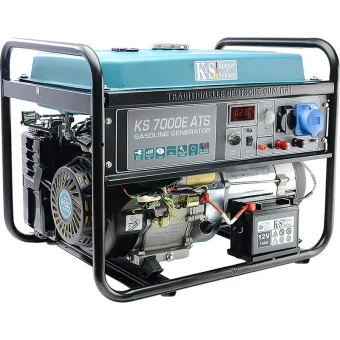 Könner & Söhnen KS 7000E-ATS Γεννήτρια Βενζίνης Τετράχρονη με Χειροκίνητη - Ηλεκτρική - Αυτόματη Μίζα και Μέγιστη Ισχύ 7kVA KS7000E-ATS