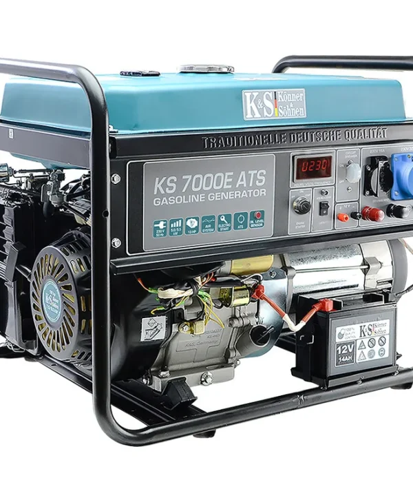 Könner & Söhnen KS 7000E-ATS Γεννήτρια Βενζίνης Τετράχρονη με Χειροκίνητη - Ηλεκτρική - Αυτόματη Μίζα και Μέγιστη Ισχύ 7kVA KS7000E-ATS