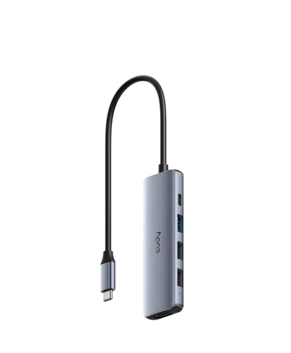 Cudy UH405 USB-C Docking Station με HDMI 4K PD Ασημί
