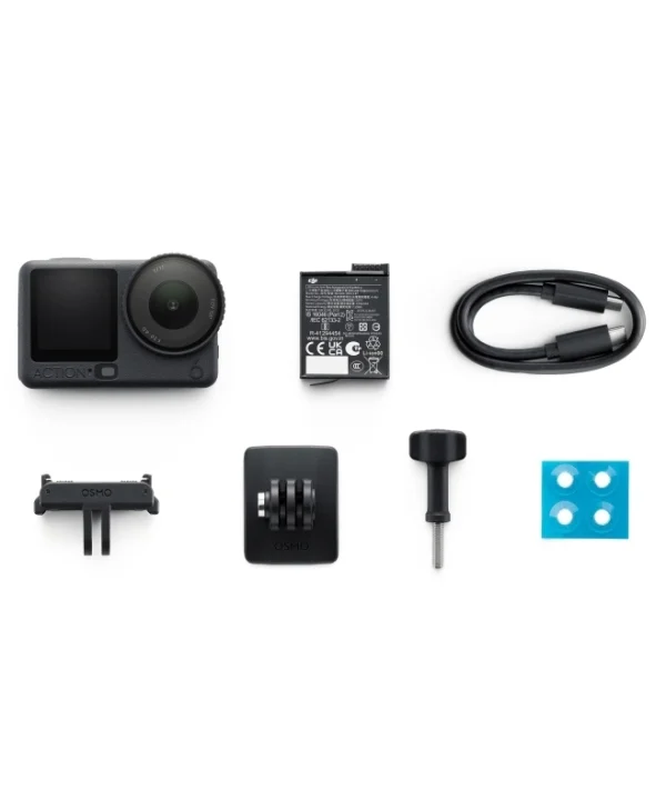 DJI Osmo Action 6 50GB Action Camera 4K Ultra HD Standard Combo με Οθόνη Αφής 2.5" και Wi-Fi Μαύρη CP.OS.00000505