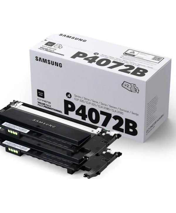 Samsung CLT-P4072B Γνήσιο Multipack Toner Laser Εκτυπωτή Μαύρο 2τμχ (SU381A)