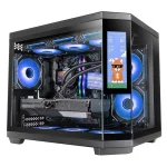 Mars Gaming MC-3TCORELCDM Gaming Midi Tower Κουτί Υπολογιστή με Πλαϊνό Παράθυρο Μαύρο TACMARS-3TCORELCDM - Image 2