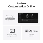 Keychron M6 M6S-A72 Ασύρματο Εργονομικό Ποντίκι Μαύρο - Image 3