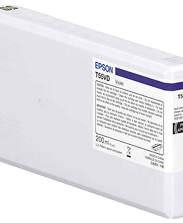 Epson T55WD Γνήσιο Μελάνι Εκτυπωτή InkJet Μωβ (C13T55WD00)