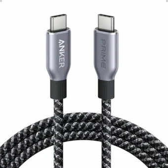 Anker Braided USB 2.0 Cable USB-C male - USB-C 240W PD Γκρι 1m A88E2011