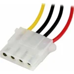 StarTech 4-Pin Molex - 4-Pin Molex Cable 0.3m Πολύχρωμο LP4POWEXT12 - Image 2