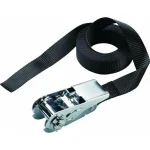 Master Lock Ιμάντας Αποσκευών Αυτοκινήτου 500x2.5cm με Καστάνια για Φορτία έως 400kg Μαύρο 3108EURDAT