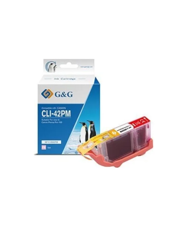 G&G Συμβατό Μελάνι Εκτυπωτή InkJet CLI-42PM Ματζέντα 1τμχ 10283
