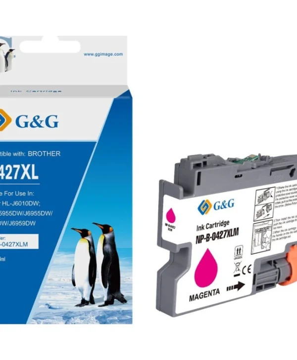 G&G Συμβατό Μελάνι Εκτυπωτή InkJet LC-427XLM Ματζέντα 1τμχ 20615