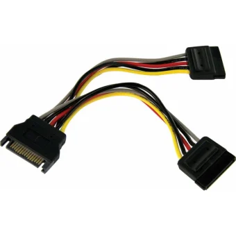 StarTech 15-Pin SATA III - 15-Pin SATA III Πολύχρωμο PYO2SATA