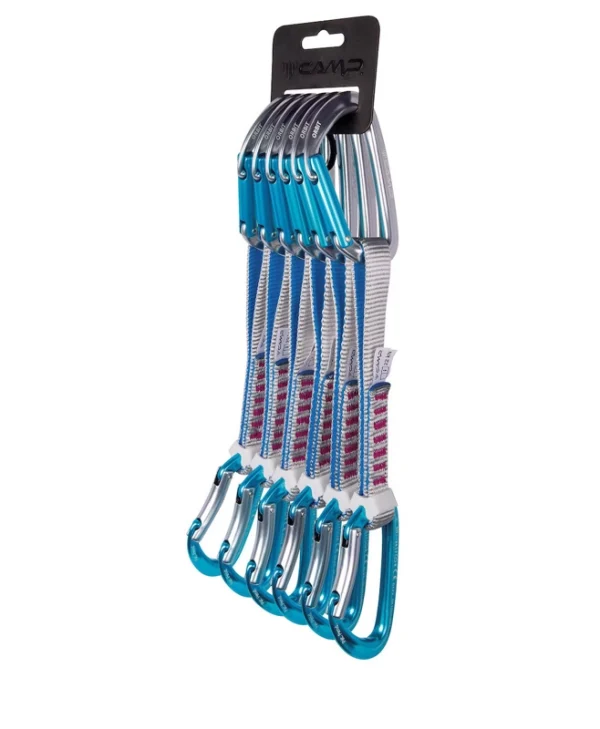 Camp Orbit Express Ks 18 Cm Climbing Quickdraws 6-pack Grey Blue Fuchsia 555844