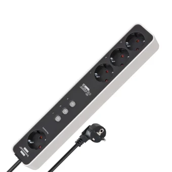 Brennenstuhl Smart Πολύπριζο 4 Θέσεων με Καλώδιο 1.5m 1153240627