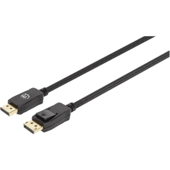 Manhattan Cable DisplayPort male - DisplayPort male 2m Μαύρο (353618)