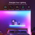 Govee Smart Ταινία LED Wi-Fi 24V RGB Φως 5m με Τροφοδοτικό H618A3D1 - Image 6