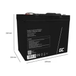 Green Cell Μπαταρία UPS με Χωρητικότητα 50Ah και Τάση 12V AGM56 1τμχ - Image 7