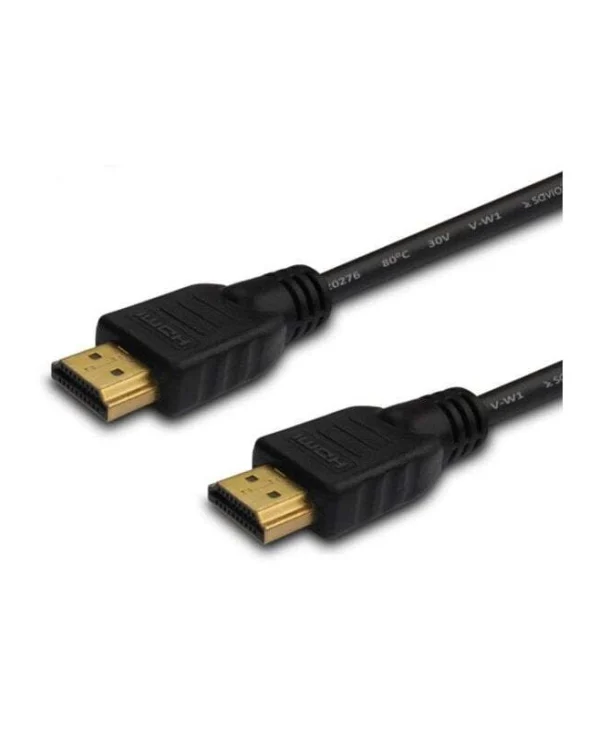 Savio Cable HDMI male - HDMI male 15m Μαύρο CL-200