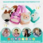 Lazerbuilt Squishmallows Leonard the Lion – Λούτρινα Ασύρματα Παιδικά Ακουστικά Μικρόφωνο HMSQM-BT-LEONARD - Image 8