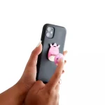Lazerbuilt Squishmallows Lola Unicorn – Universal Phone Grip & Βάση Στήριξης Λούτρινη Υφή PGSQM-LOLA - Image 2