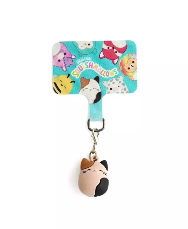 Lazerbuilt Squishmallows Cam Cat Mobile Charm – Universal Μπρελόκ Κινητού Pad Σύνδεσης MCSQM-CAM