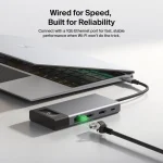 Belkin Connect USB-C Docking Station με HDMI 4K Ethernet και σύνδεση 2 Οθονών INC027HQSGY - Image 9