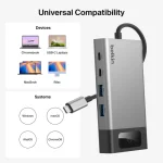 Belkin Connect USB-C Docking Station με HDMI 4K Ethernet και σύνδεση 2 Οθονών INC027HQSGY - Image 11