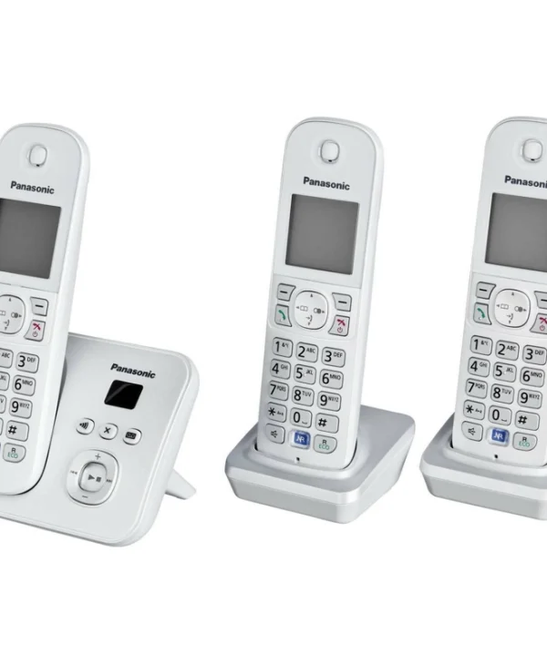 Panasonic KX-TG6823 Ασύρματο Τηλέφωνο Trio Ασημί KX-TG6823GS