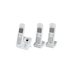 Panasonic KX-TG6823 Ασύρματο Τηλέφωνο Trio Ασημί KX-TG6823GS - Image 6