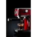 Ariete Perfetto Slim Μηχανή Espresso 1300W Πίεσης 15bar Κόκκινη 00M138133AR0 - Image 2