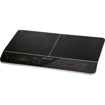 Profi Cook PC-DKI 1067 Επιτραπέζια Εστία Επαγωγική Διπλή Μαύρη 501067