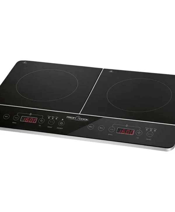 Profi Cook PC-DKI 1067 Επιτραπέζια Εστία Επαγωγική Διπλή Μαύρη 501067