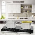 Profi Cook PC-DKI 1067 Επιτραπέζια Εστία Επαγωγική Διπλή Μαύρη 501067 - Image 6