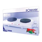 Bomann DKP 5028 Επιτραπέζια Εστία Εμαγιέ Διπλή Λευκή 650280 - Image 2