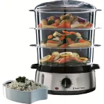 Russell Hobbs Cook At Home Ατμομάγειρας με 3 Επίπεδα Μαγειρέματος 9lt 20914 036 002