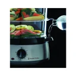 Russell Hobbs Cook At Home Ατμομάγειρας με 3 Επίπεδα Μαγειρέματος 9lt 20914 036 002 - Image 4