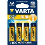 Varta LongLife Αλκαλικές Μπαταρίες AA 1.5V 4τμχ 04106101414 - Image 8
