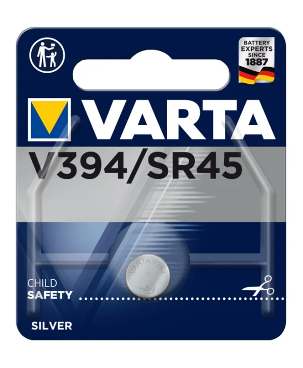 Varta V394 Μπαταρία Silver Oxide Ρολογιών SR45 3V 1τμχ 0394101111