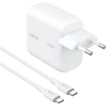 Belkin Φορτιστής GaN με Θύρα USB-C και Καλώδιο USB-C - USB-C 100W Power Delivery Λευκός (BOOST Charge) WCH024KQ1.5WHB6 - Image 2