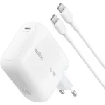 Belkin Φορτιστής GaN με Θύρα USB-C και Καλώδιο USB-C - USB-C 100W Power Delivery Λευκός (BOOST Charge) WCH024KQ1.5WHB6 - Image 3
