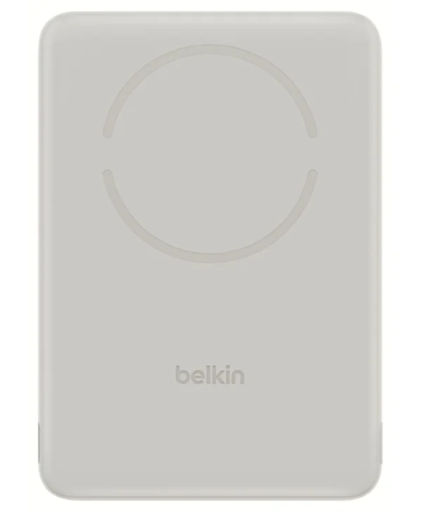 Belkin BoostCharge Slim Magnetic Power Bank 5000mAh 15W με Θύρα USB-C Μπεζ BPD021HQSA